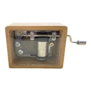 哈利波特八音盒迷你木制发条机芯复古手动音乐盒儿童礼物灵魂创作