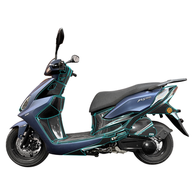 适用25款光阳KS125碳纤维保护贴