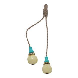 文玩弟子珠108佛珠手串收尾珠金刚星月菩提配饰diy散珠百香籽尾坠