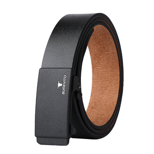 2025新款头层牛皮内穿内扣无牙自动扣男士皮带真皮裤腰带礼品男款