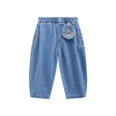 TeenieWeenieKids宽松牛仔长裤