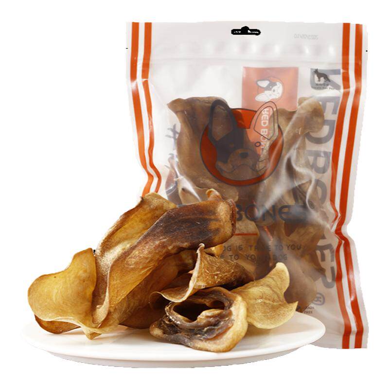 Redbones红骨狗狗风干零食牛耳朵金毛哈士奇软骨磨牙洁齿骨头训练