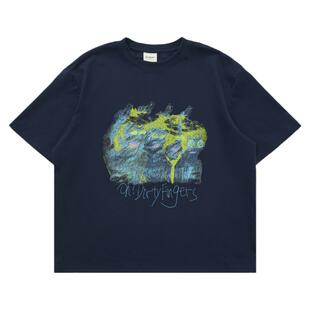 Mentmate 脏手指武工队联名系列《两小儿歌唱》短款短袖T恤衫上衣