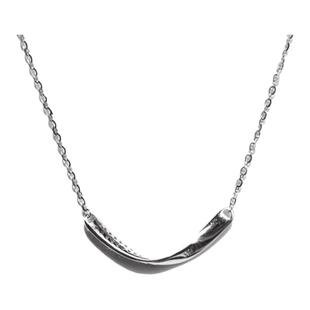 srrmhynS925镀银笑脸项链女2024新款爆款简约气质锁骨链百搭颈链