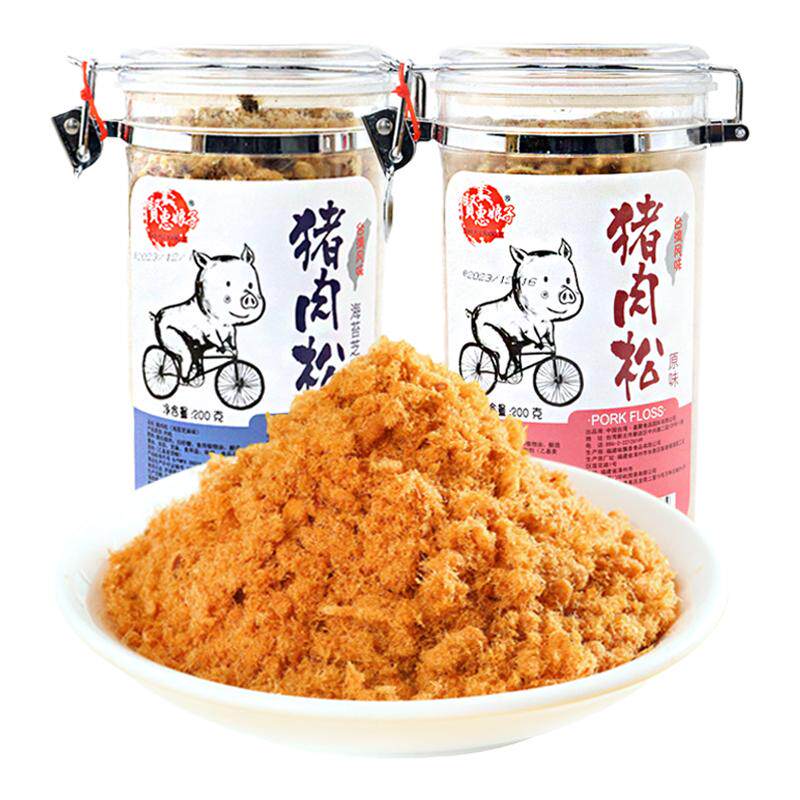 贤惠娘子100%鲜猪肉制作猪肉松