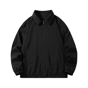 班尼路SK春季翻领飞行夹克男2026新款男装宽松休闲拉链外套男款YS