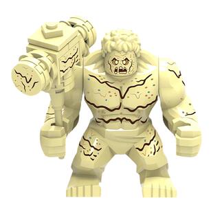 蜘蛛侠水火风土元素反派第三方益智拼装儿童男生积木大人仔玩具