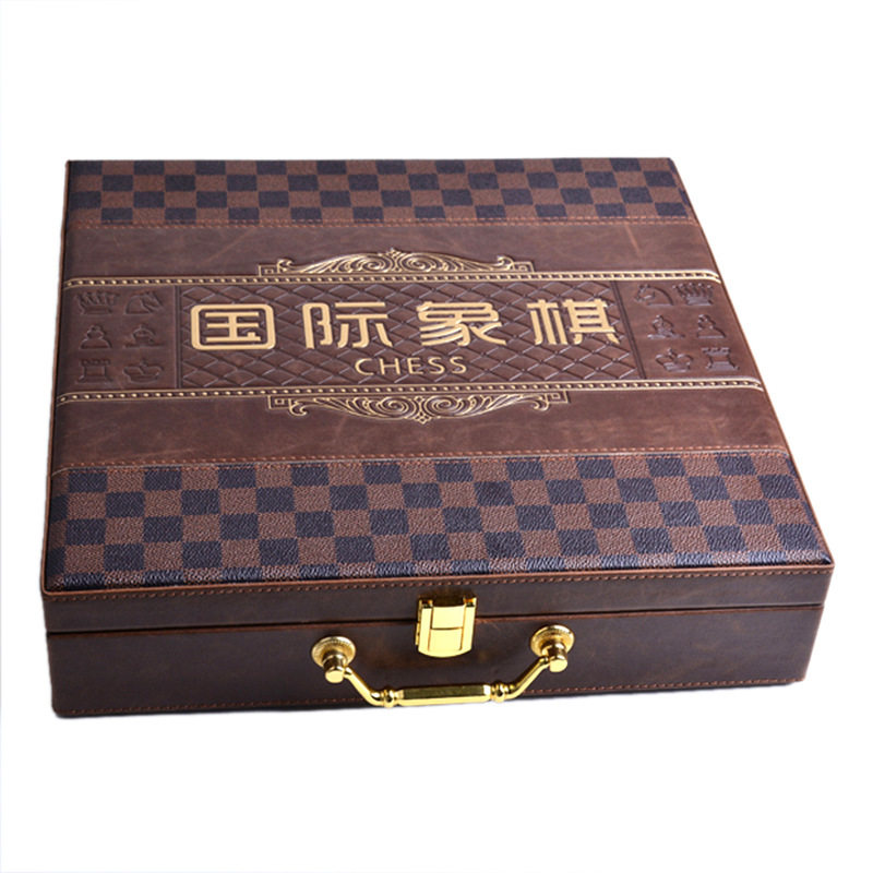 和田玉国际象棋带证书赠品收藏创意礼品套装青玉镶钻玉石国外象棋