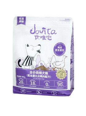 优唯它低温烘焙昆虫犬粮