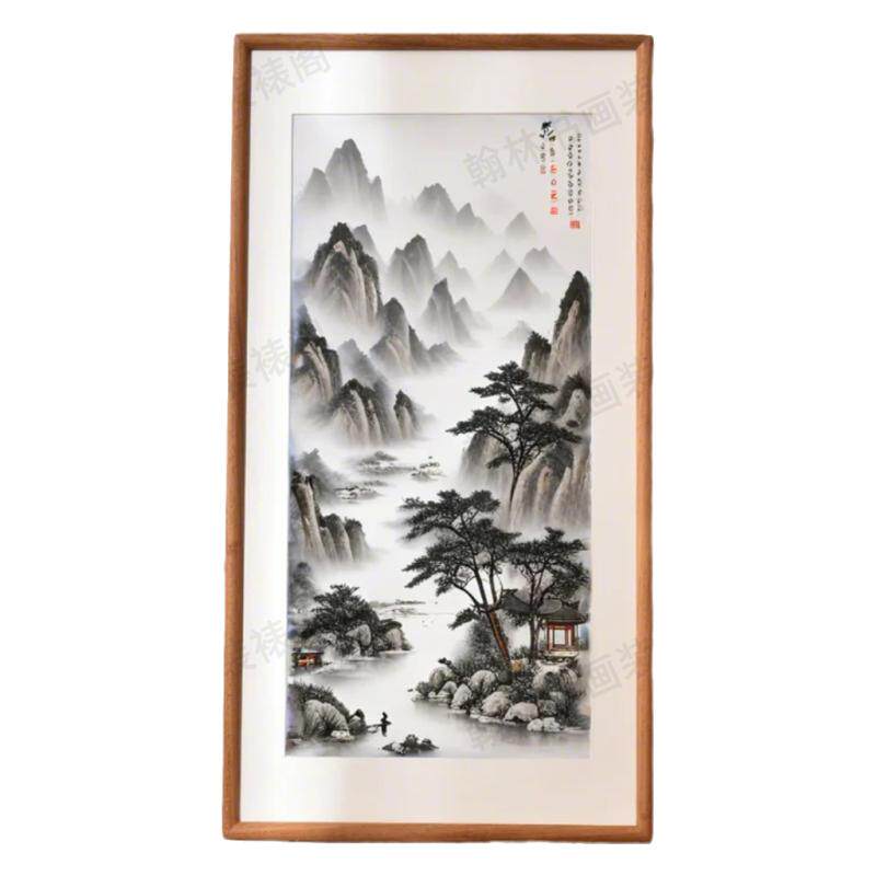 榫卯画框定制装裱木框相框对联