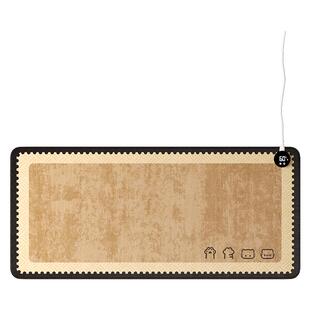 超大加热鼠标垫电脑办公室暖桌垫冬天学生学习电热桌面防水发热垫