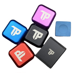 TP方形金属巧克粉盒巧粉袋巧克夹桌球用品配件磁吸 结实美观多色