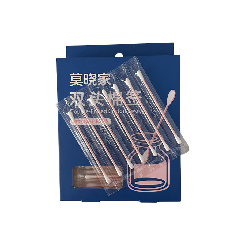 莫晓家水滴头棉签专用痘痘点涂棉签小头细一次性独立包装双头棉签