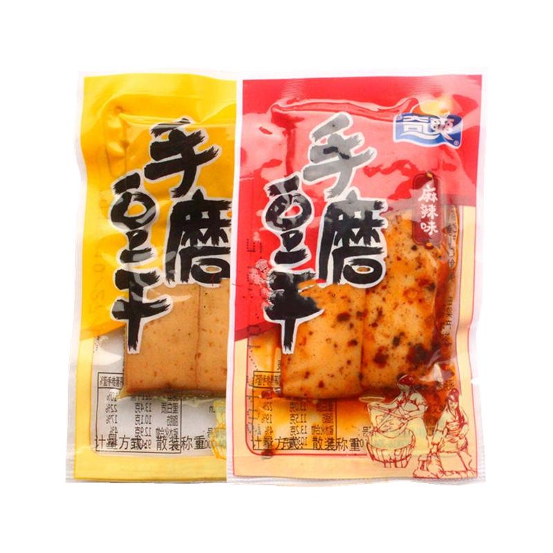 重庆特产奇爽手磨豆干五香独立小包装泡椒豆腐干Q弹麻辣零食解馋