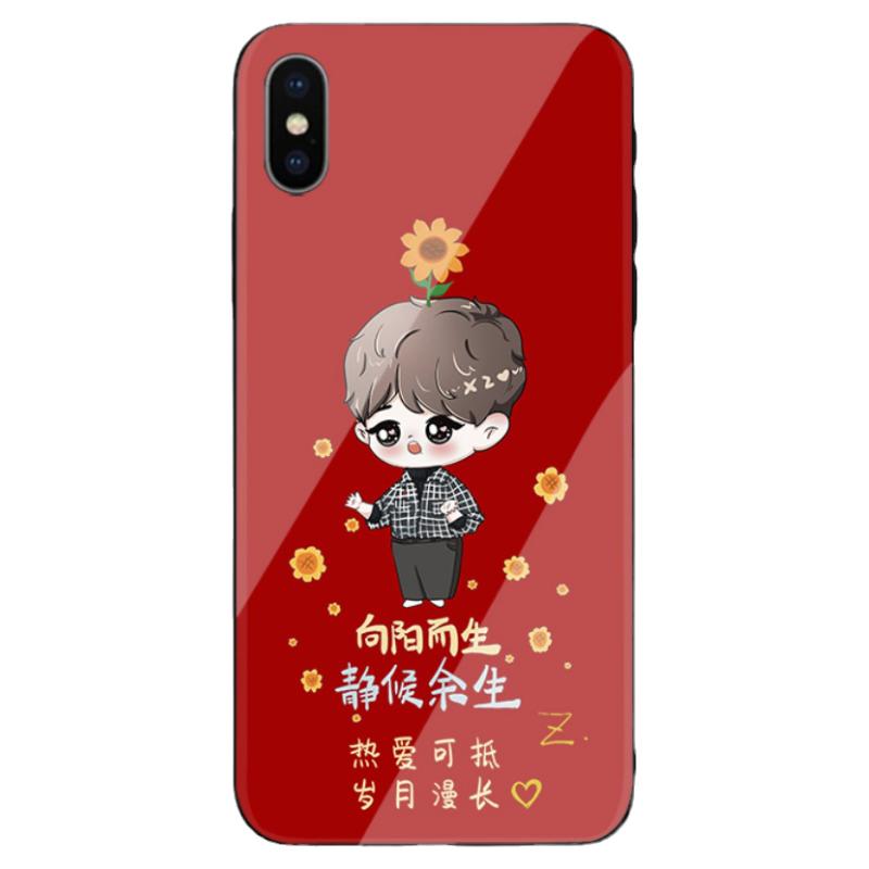 肖战手机壳红色适用苹果17华为mate70nova14VIVOx200荣耀400proOPPOreno14小米15红米三
