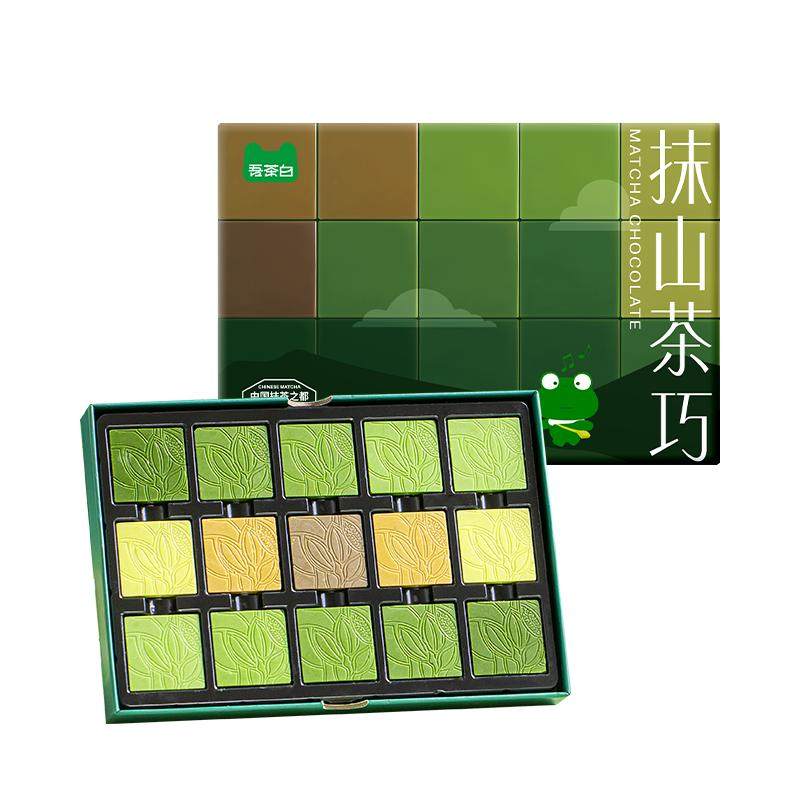 贵茶吾茶白抹茶巧克力块