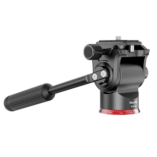 曼比利金属液压阻尼云台便携单反相机手机运镜拍摄手柄全景云台专业三脚架支架摄影配件演唱会竖拍VH-01