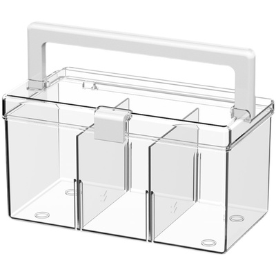 艾加达医药箱手提式分格防尘