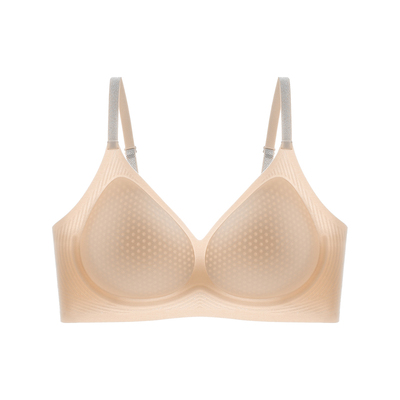 贝佳人无痕裸感聚拢文胸内衣女