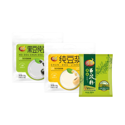 维维纯豆浆粉黄黑豆孕妇即食早餐