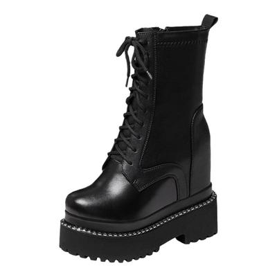 秋冬季厚底短靴松糕时尚