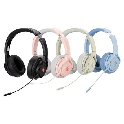 CHERRY樱桃HW2.2无线蓝牙头戴式智能降噪耳机电竞游戏耳麦可外带