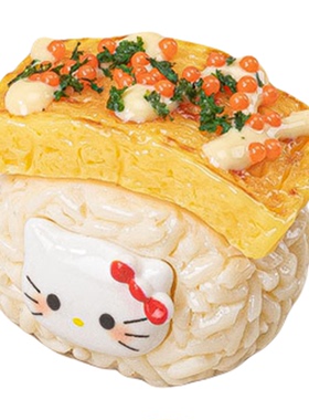 饭团小猫食玩创意diy树脂手机壳