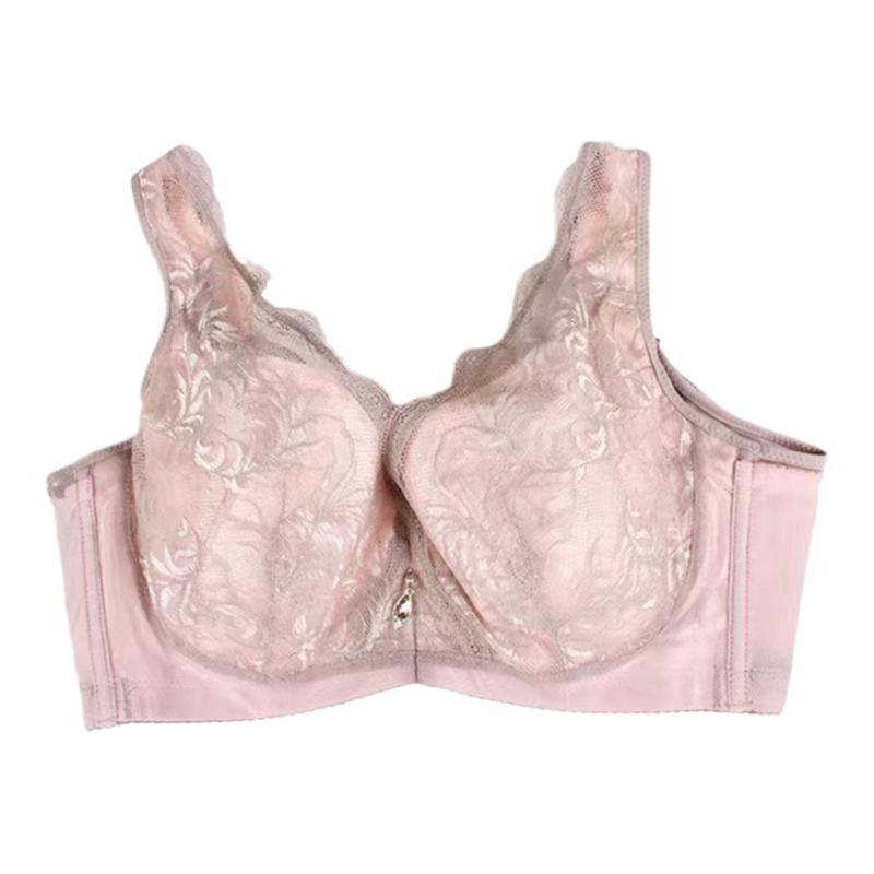 正品戴芝蒂定型薄杯超薄文胸蕾丝全罩杯内衣大胸显小G93957