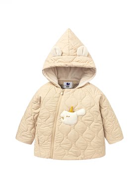 迷你巴拉巴拉女童宝宝精灵帽棉服