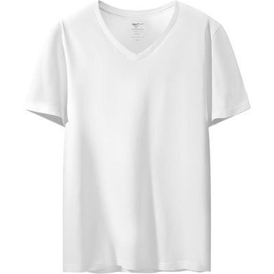 七匹狼男士睡衣纯棉短袖单上衣