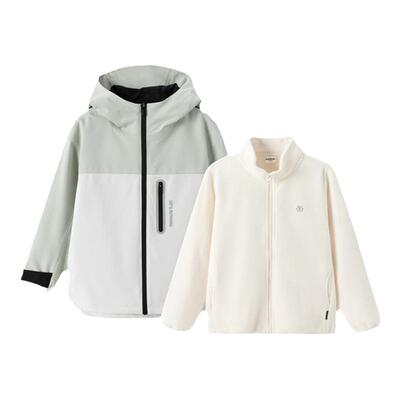 巴拉巴拉两件套男女童防风冲锋衣