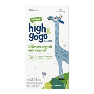 HighgogoDenps丹普斯长高高儿童学生牛奶粉丹麦进口51g体验
