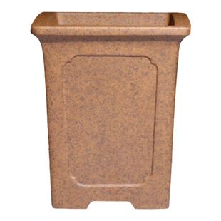 四方签筒唯珍精品紫砂兰花盆高直筒悬崖邻临水小盆景盆栽多肉菖蒲