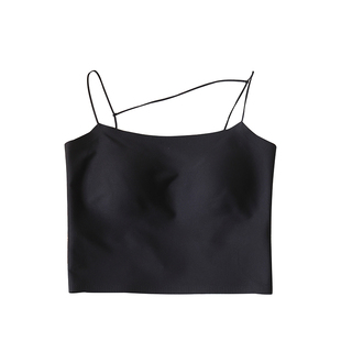 和美多功能美背吊带背心无痕薄款防走光抹胸上衣带胸垫裹胸可外穿