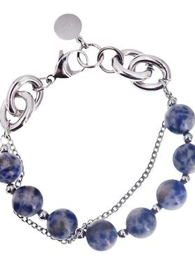 LIFEHOLIC蓝点石拼接轻奢手链