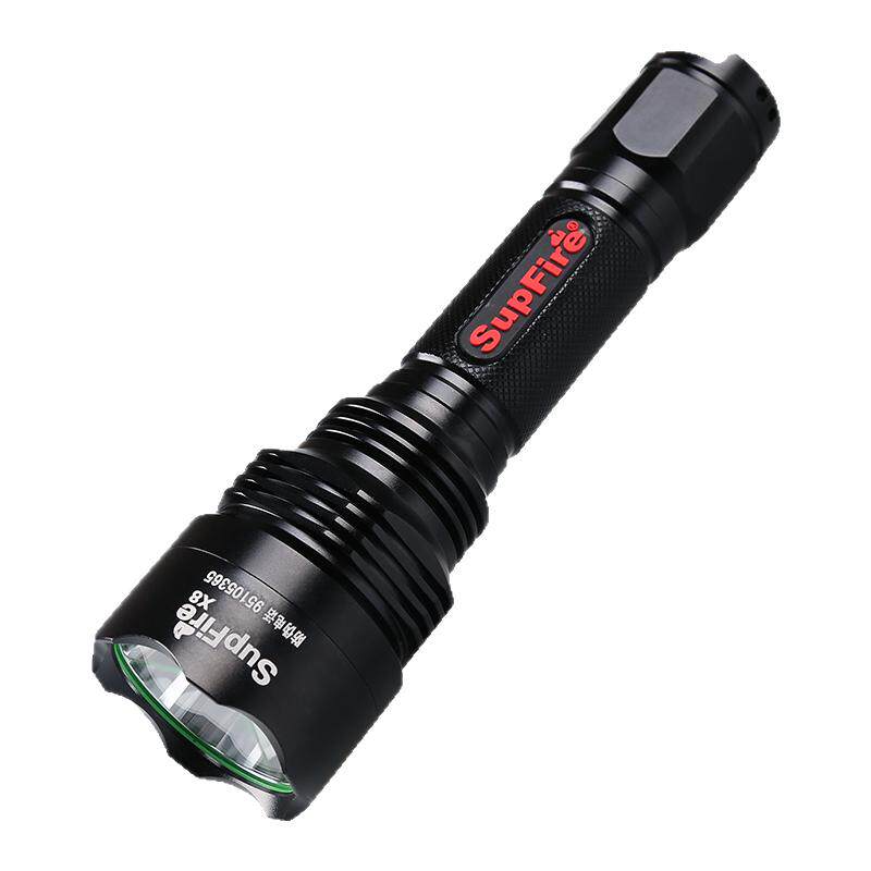 SupFire X8 T6 强光手电筒骑行装备照明家用充电夜骑远射CREE LED