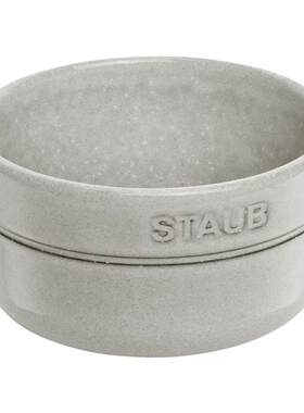 松露白鼠尾草绿手工陶餐具STAUB