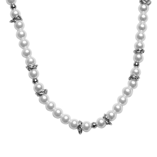 GuangYu荆棘拼接珍珠项链男女轻奢小众嘻哈潮流锁骨链高级感配饰