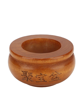 国风聚宝盆香木香薰摆件持久留香