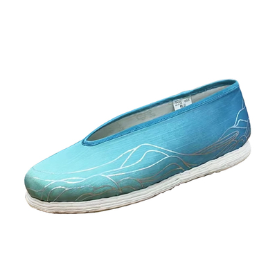 内联升布鞋只此青绿如梦流光女鞋