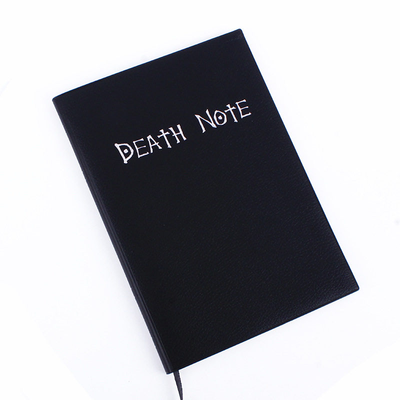 死亡笔记笔记本 deathonte周边L项链钥匙扣夜神月COS本子吧唧挂件