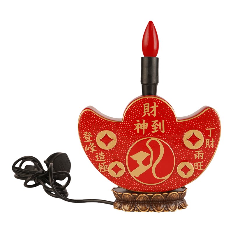 现货李居明马年富贵大财灯摆件