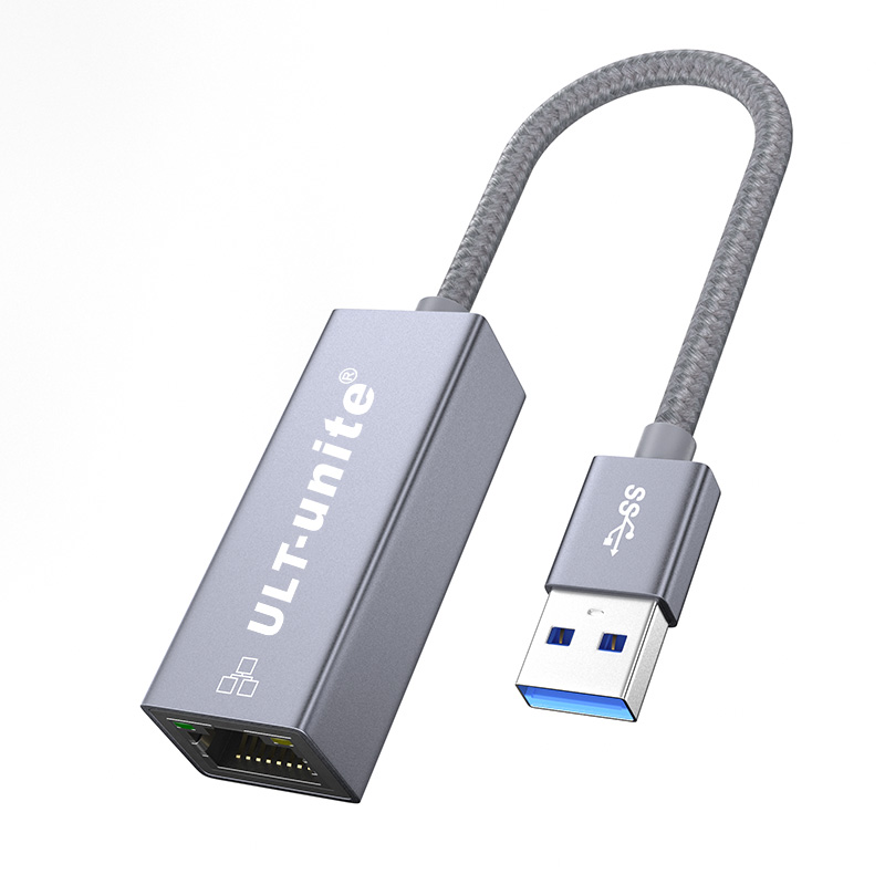 ULT-unite USB/Type-C转网口转换器typec千兆网卡2.5G外置RJ45千兆网口适用苹果笔记本手机台式电脑主机NAS云