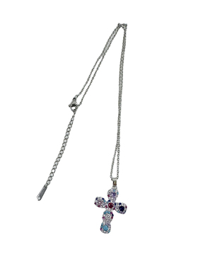 甜酷纯欲辣妹十字架项链