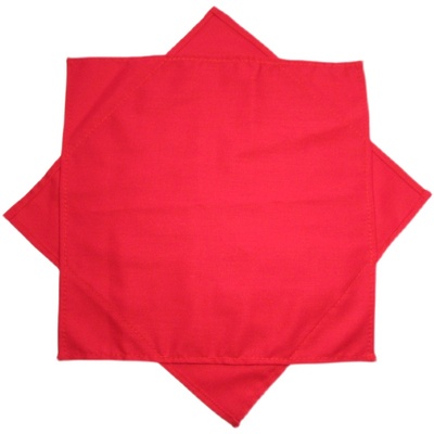 加厚棉麻考级手绢花红色东北秧歌