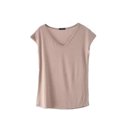 V领薄款厂家直销莫代尔女百搭