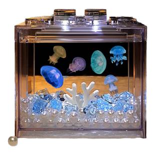 小水母活物宠物适合小孩子养的儿童迷你宠物套装学生日礼物送女友