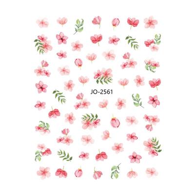 油画干花美甲贴纸复古雏菊指甲贴