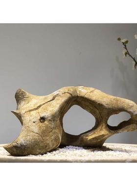 太湖石 假山盆景石头小摆件鱼缸造景附石观赏石天然石材原石抱石