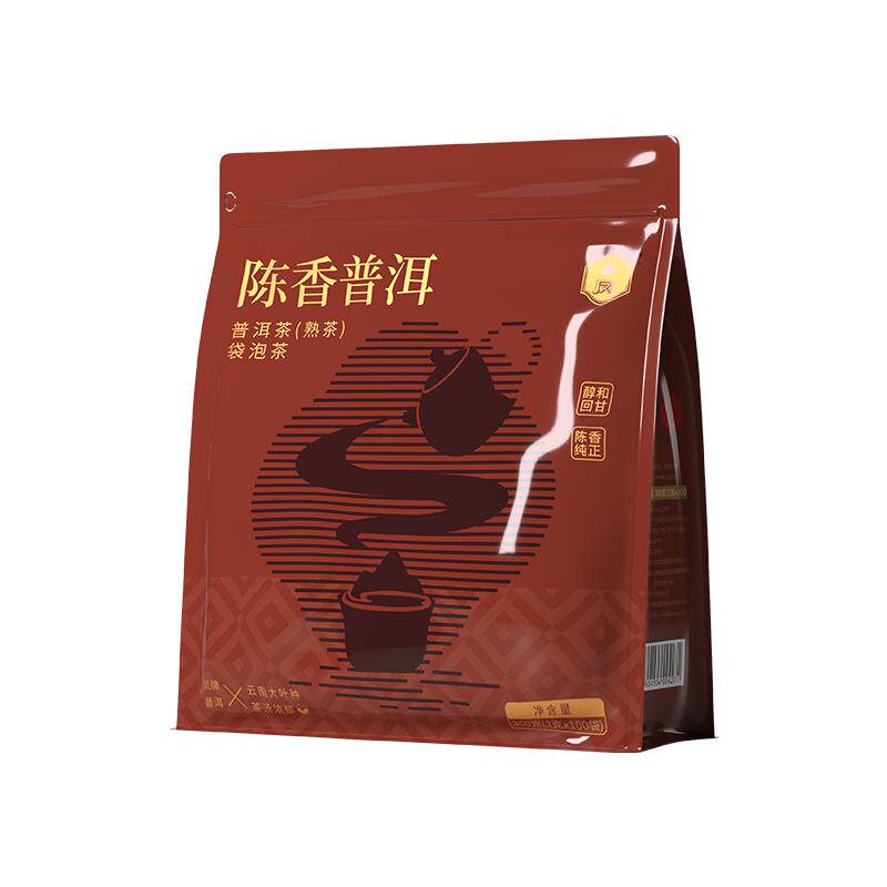 凤牌茶叶云南普洱茶熟茶袋泡300g